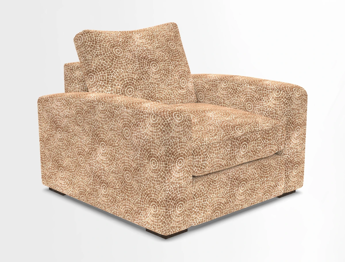 Stockbridge Chair in Two Tone Plain Biscuit