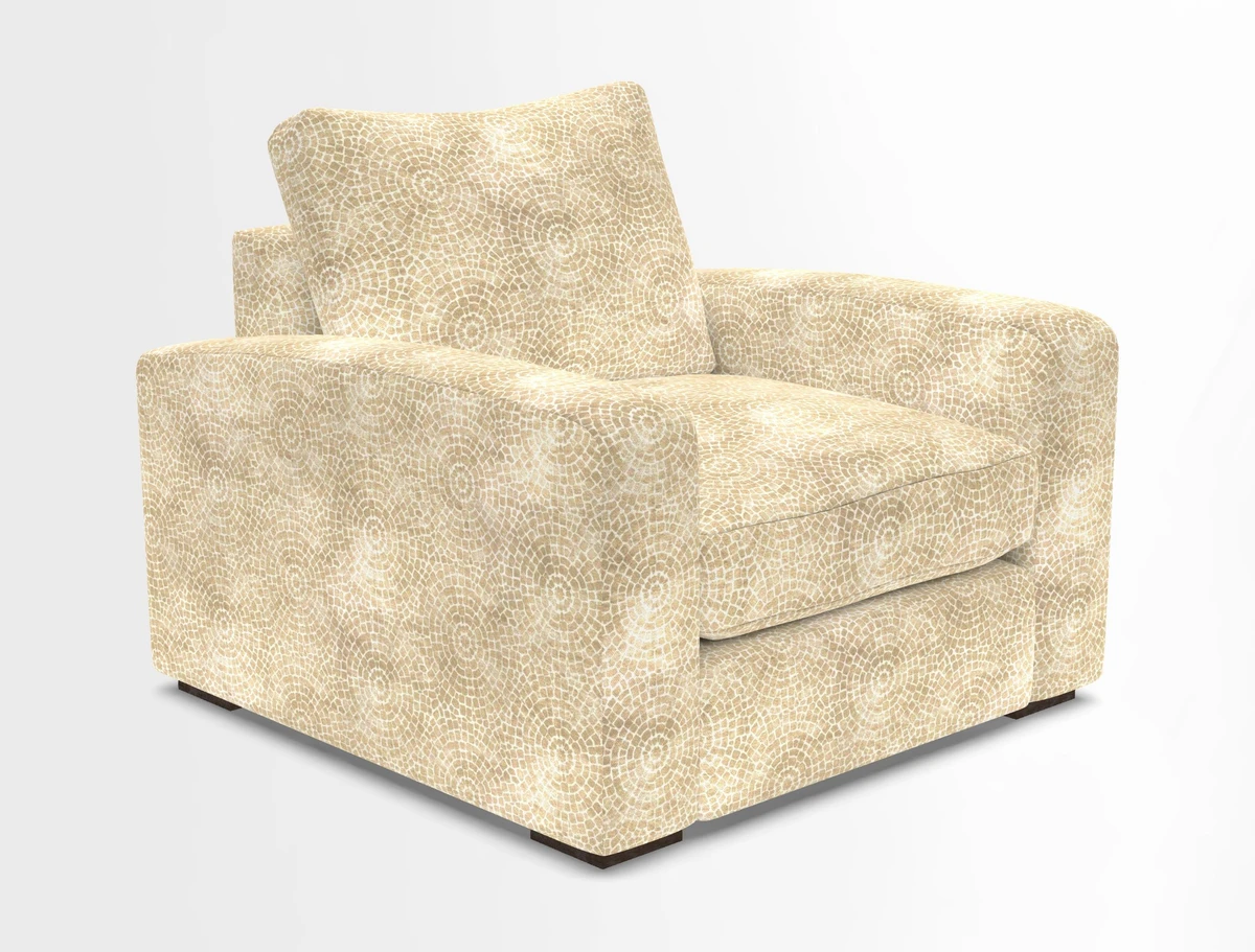Stockbridge Chair in Two Tone Plain Biscuit