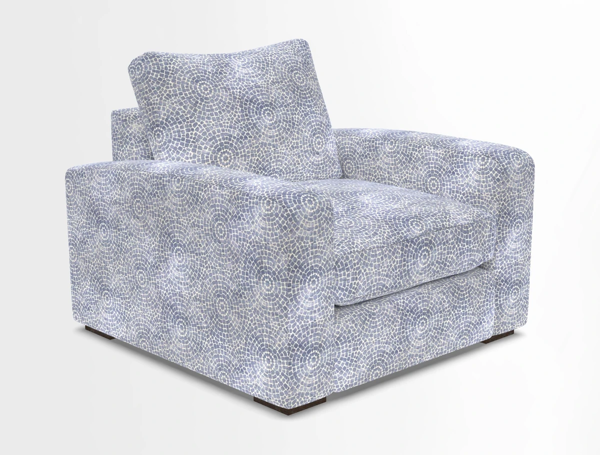 Stockbridge Chair in Two Tone Plain Biscuit