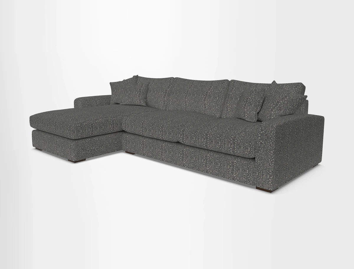 Stockbridge Chaise LHF in Two Tone Plain Biscuit