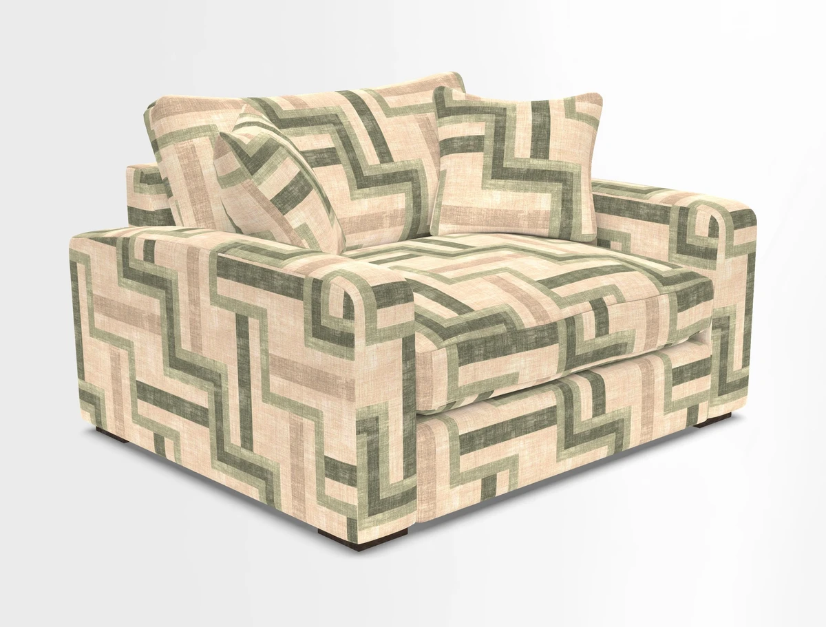 Stockbridge Snuggler in Two Tone Plain Biscuit