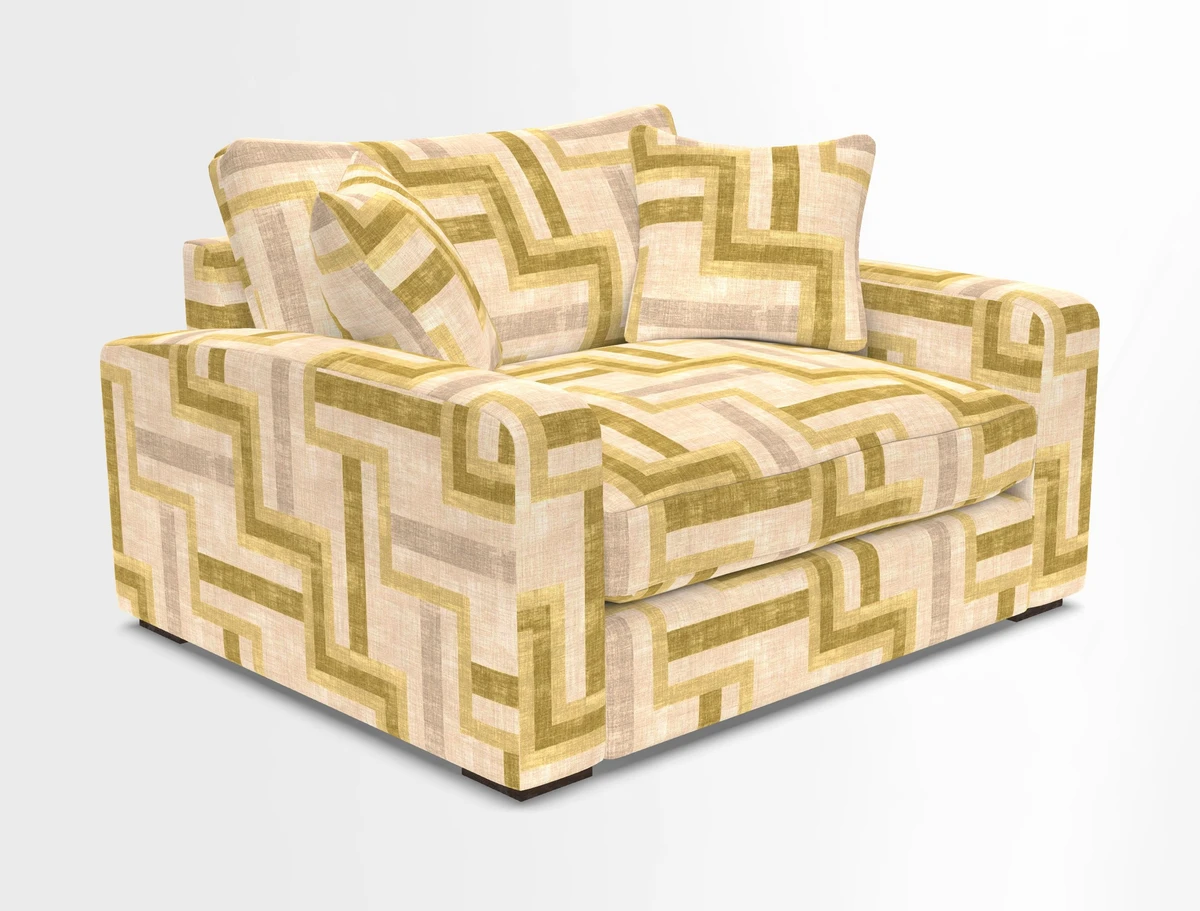 Stockbridge Snuggler in Two Tone Plain Biscuit