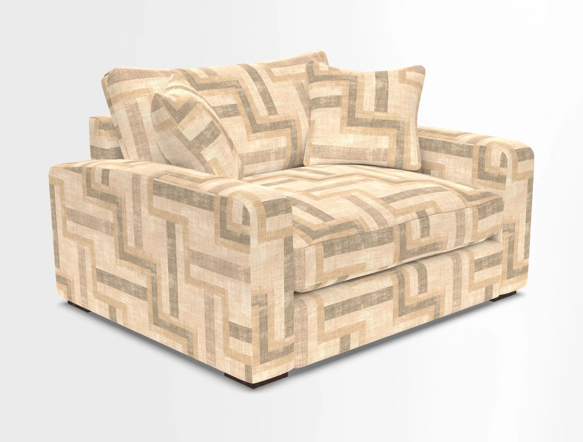 Stockbridge Snuggler in Two Tone Plain Biscuit
