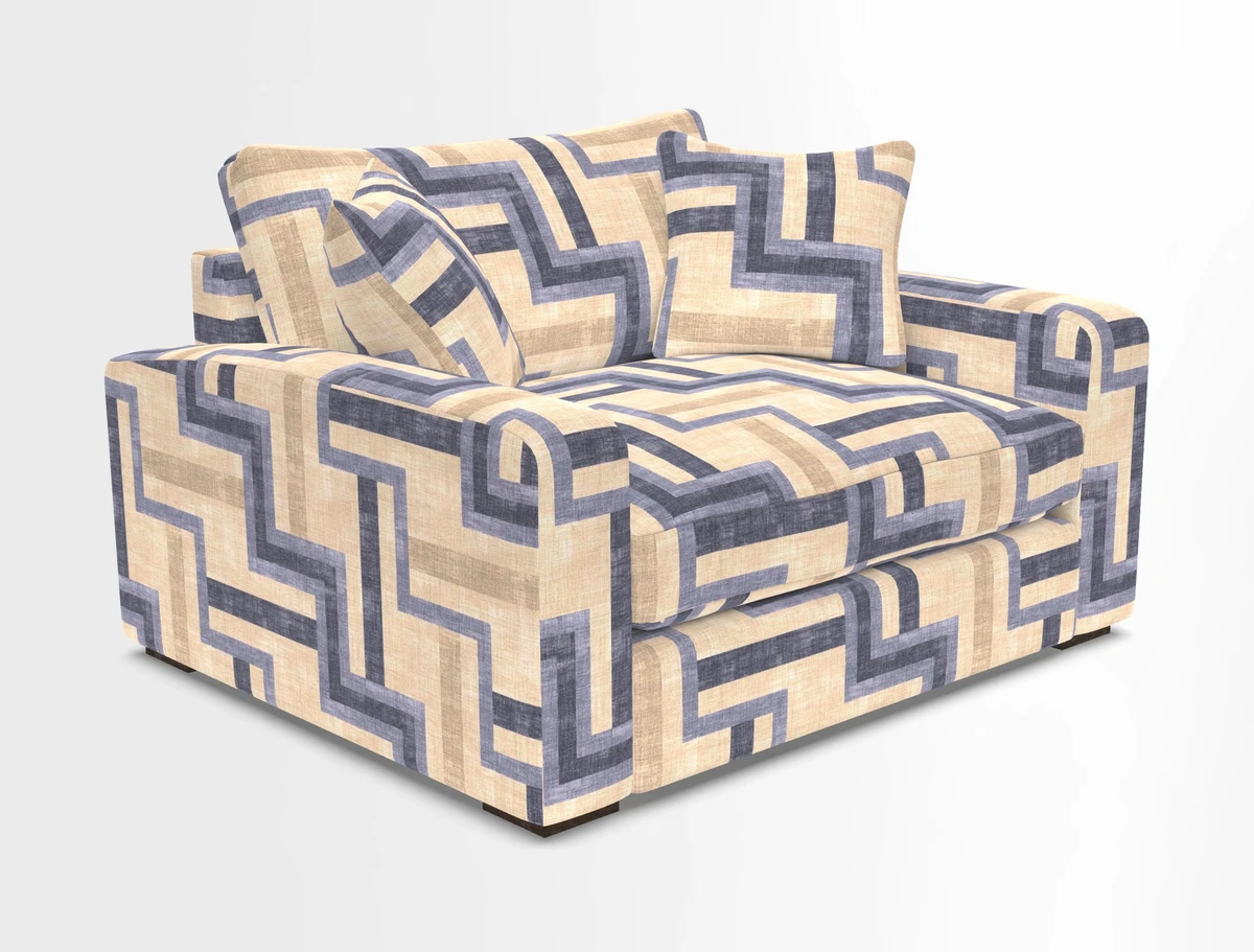 Stockbridge Snuggler in Two Tone Plain Biscuit