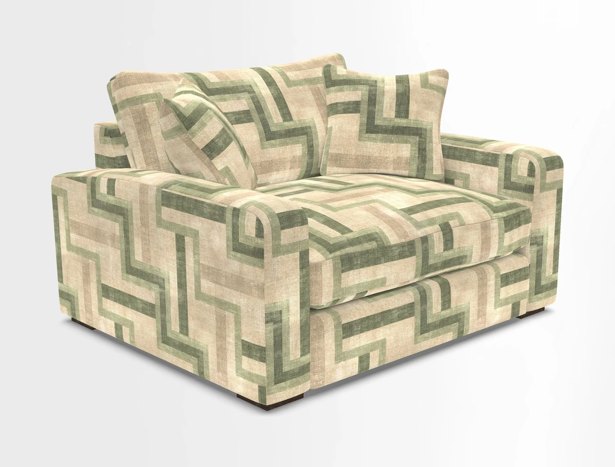 Stockbridge Snuggler in Two Tone Plain Biscuit