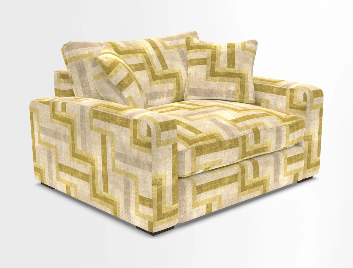 Stockbridge Snuggler in Two Tone Plain Biscuit