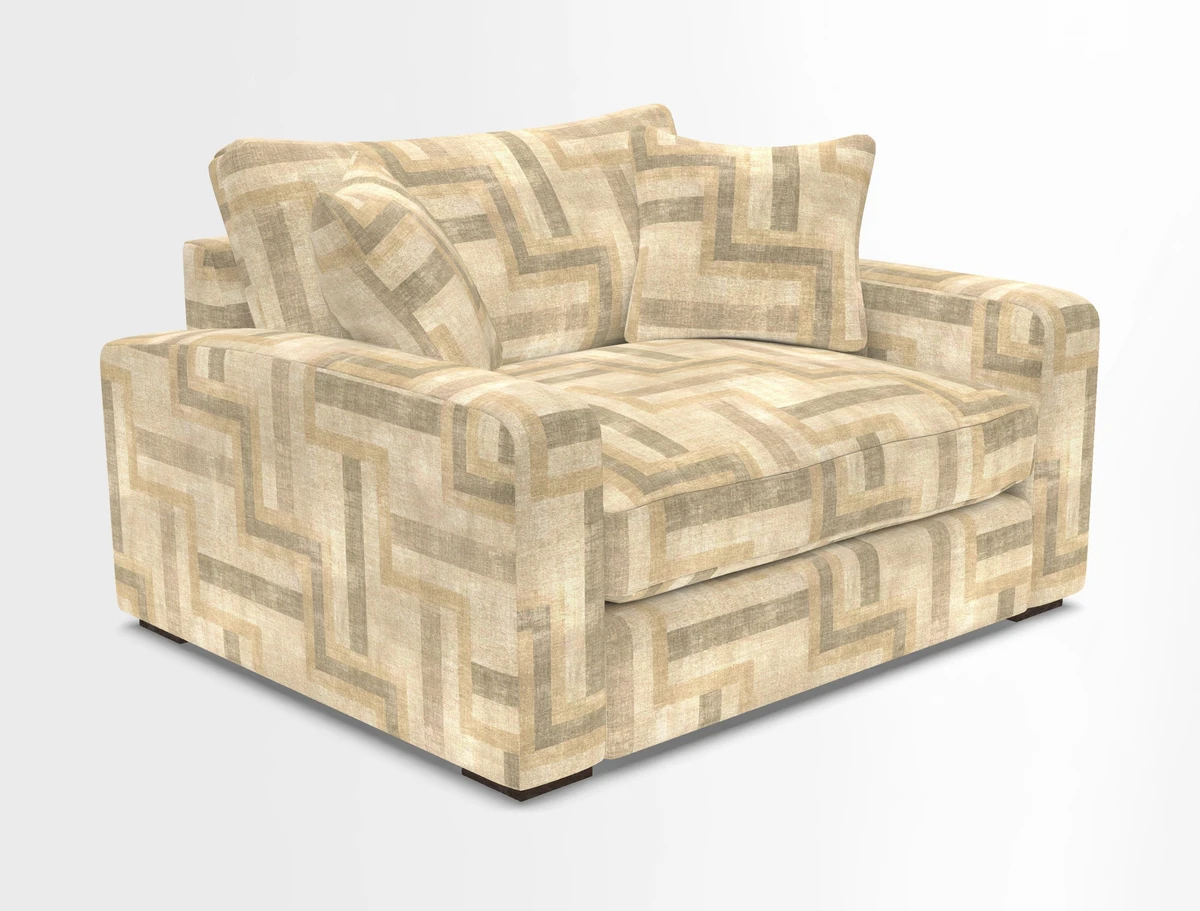 Stockbridge Snuggler in Two Tone Plain Biscuit