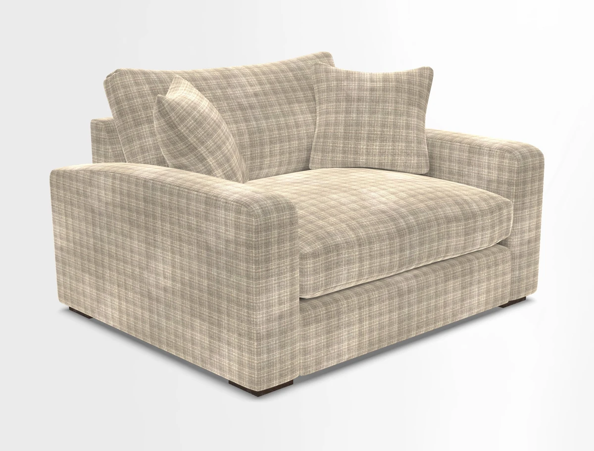 Stockbridge Snuggler in Two Tone Plain Biscuit