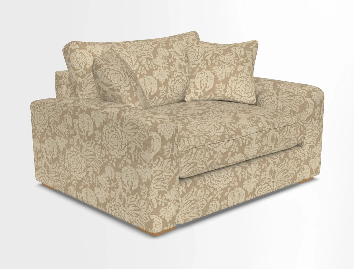Stockbridge Snuggler in Two Tone Plain Biscuit