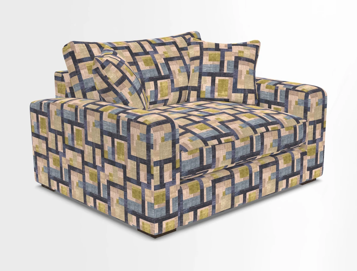 Stockbridge Snuggler in Two Tone Plain Biscuit