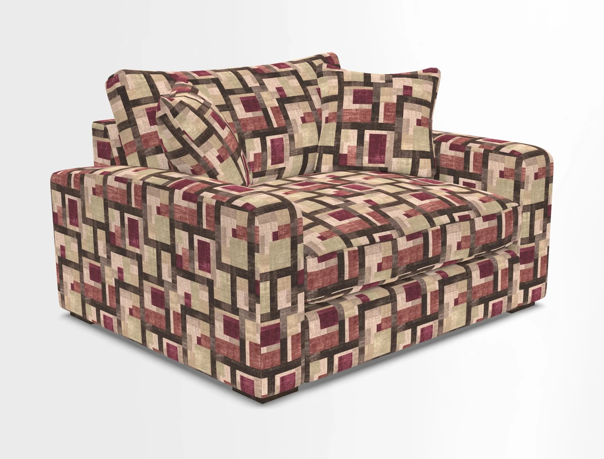 Stockbridge Snuggler in Two Tone Plain Biscuit