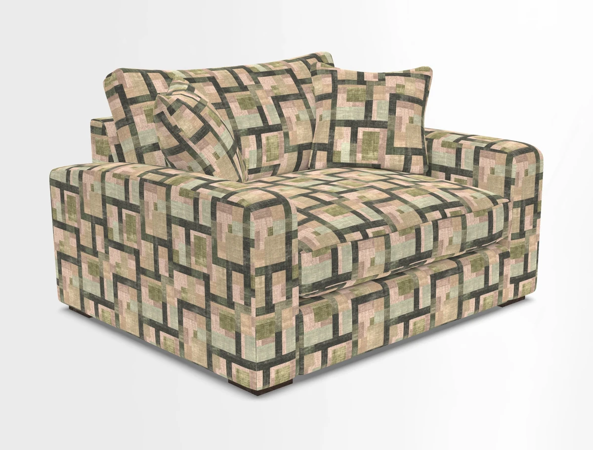 Stockbridge Snuggler in Two Tone Plain Biscuit