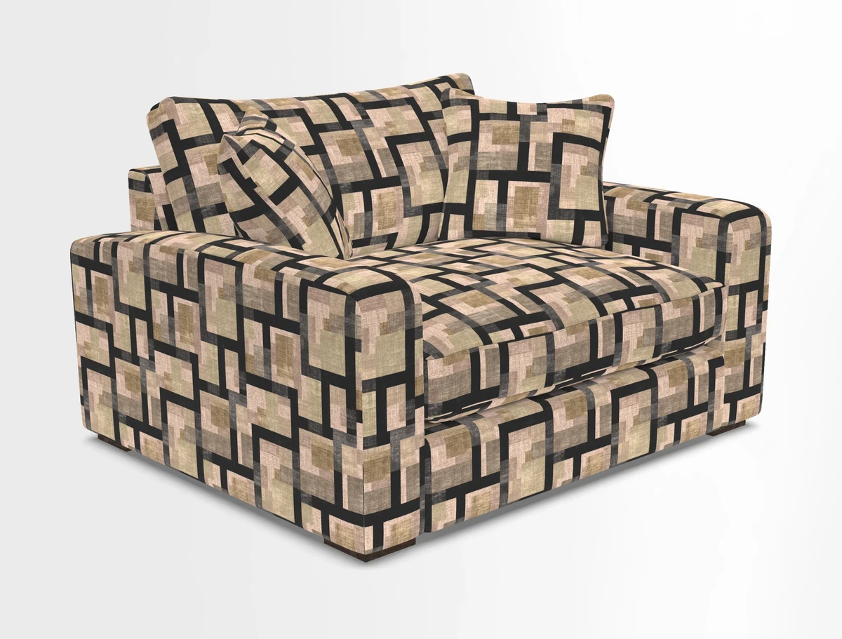 Stockbridge Snuggler in Two Tone Plain Biscuit