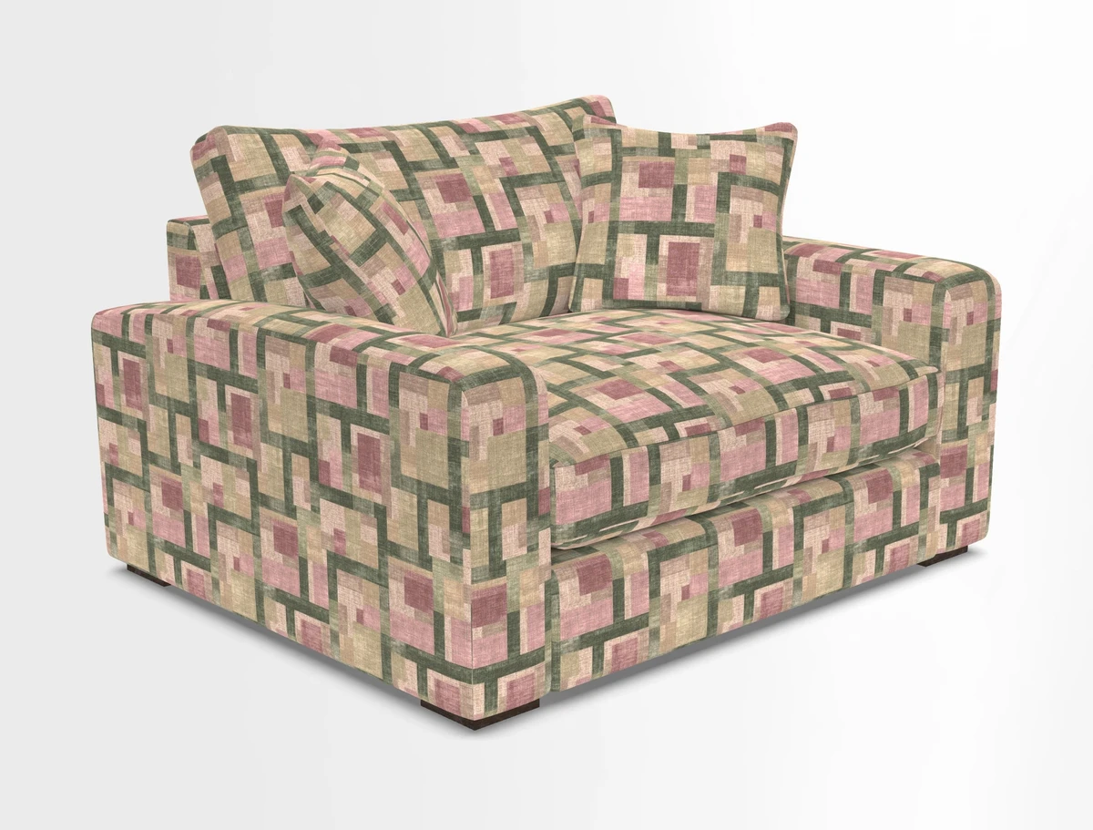 Stockbridge Snuggler in Two Tone Plain Biscuit