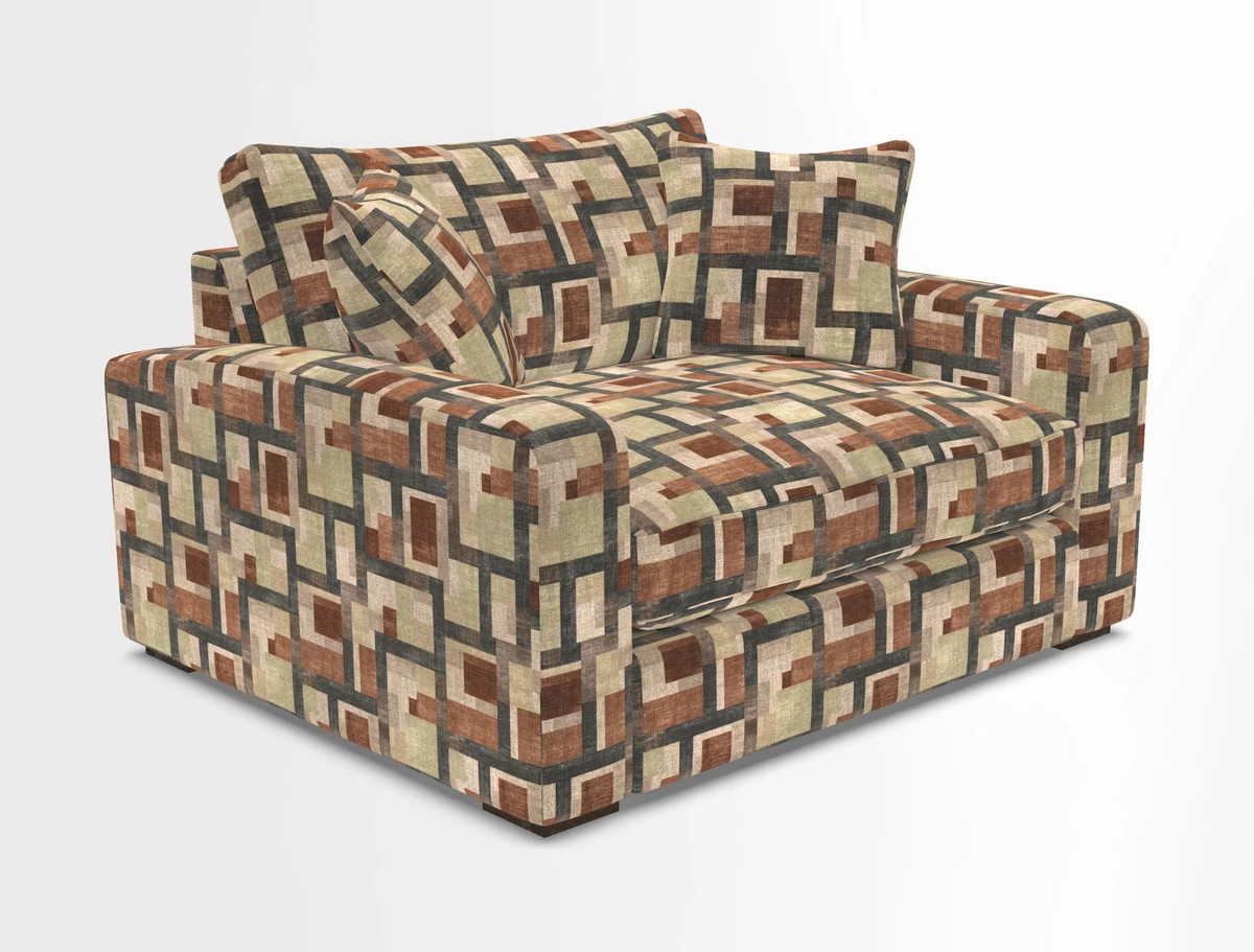 Stockbridge Snuggler in Two Tone Plain Biscuit