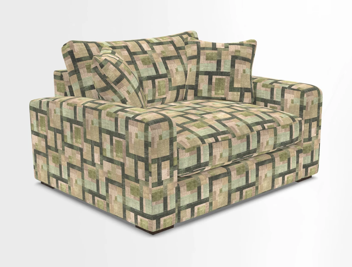 Stockbridge Snuggler in Two Tone Plain Biscuit