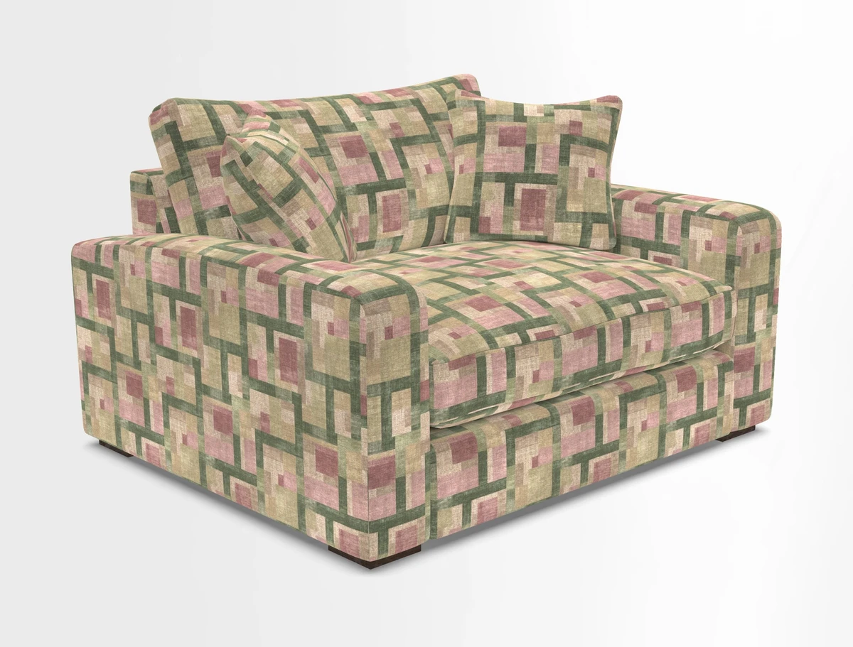 Stockbridge Snuggler in Two Tone Plain Biscuit