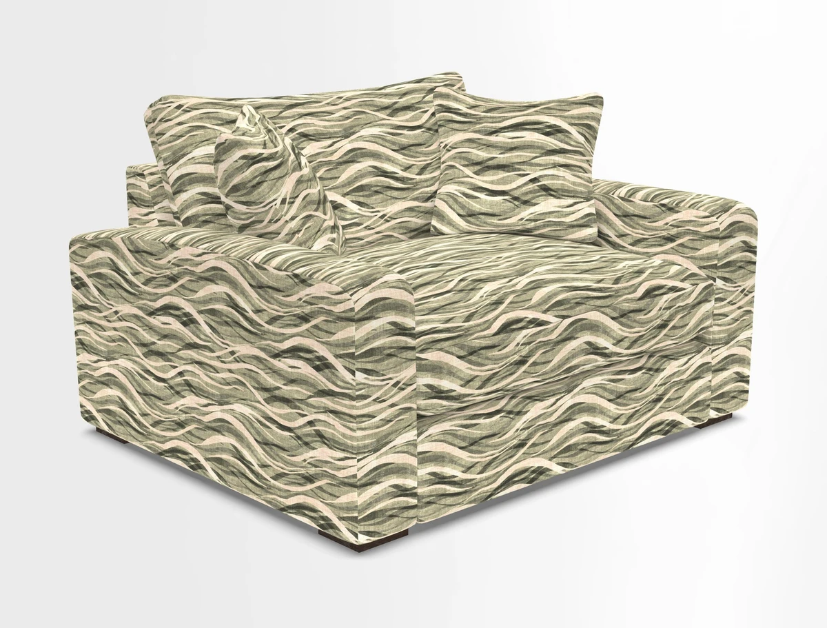 Stockbridge Snuggler in Two Tone Plain Biscuit