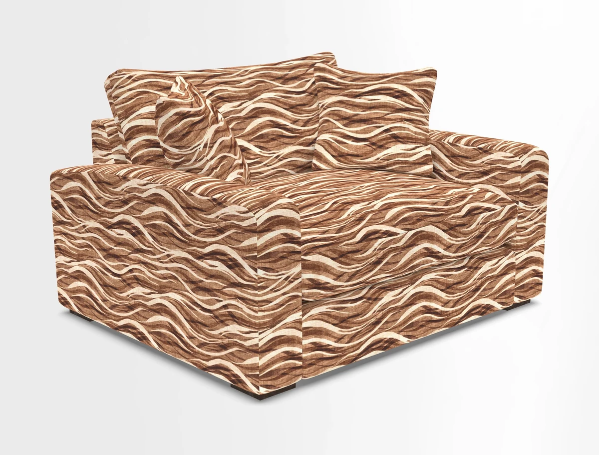 Stockbridge Snuggler in Two Tone Plain Biscuit
