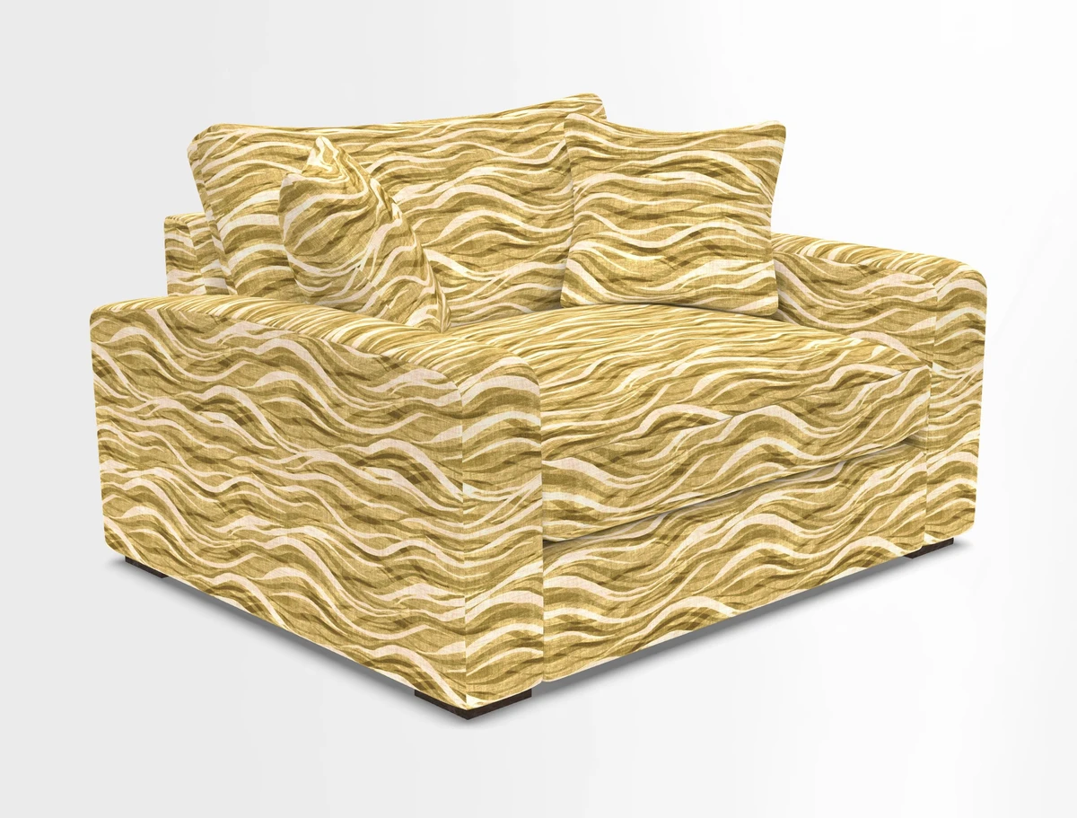 Stockbridge Snuggler in Two Tone Plain Biscuit