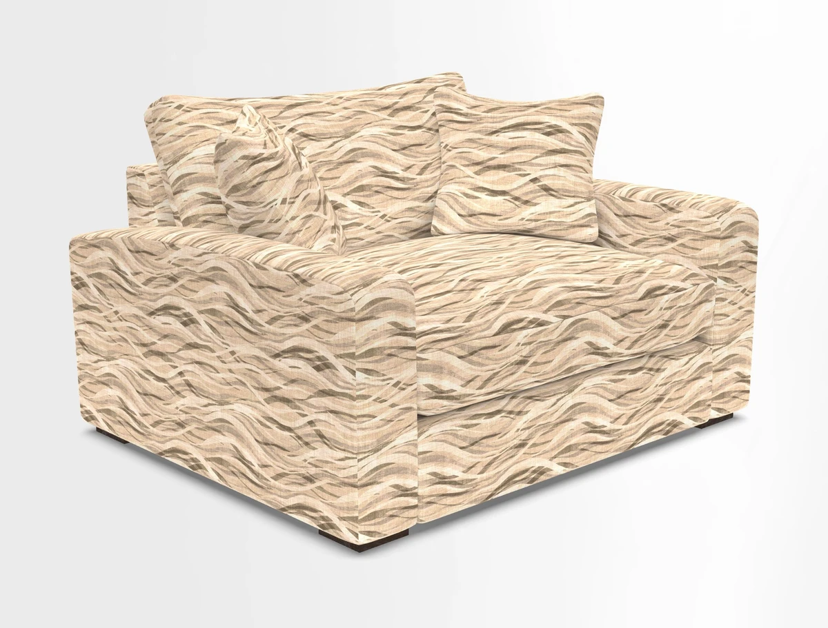 Stockbridge Snuggler in Two Tone Plain Biscuit