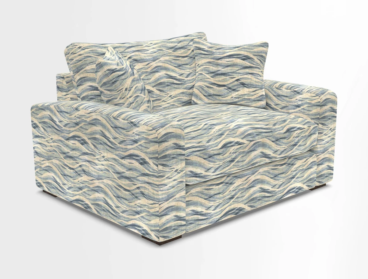 Stockbridge Snuggler in Two Tone Plain Biscuit