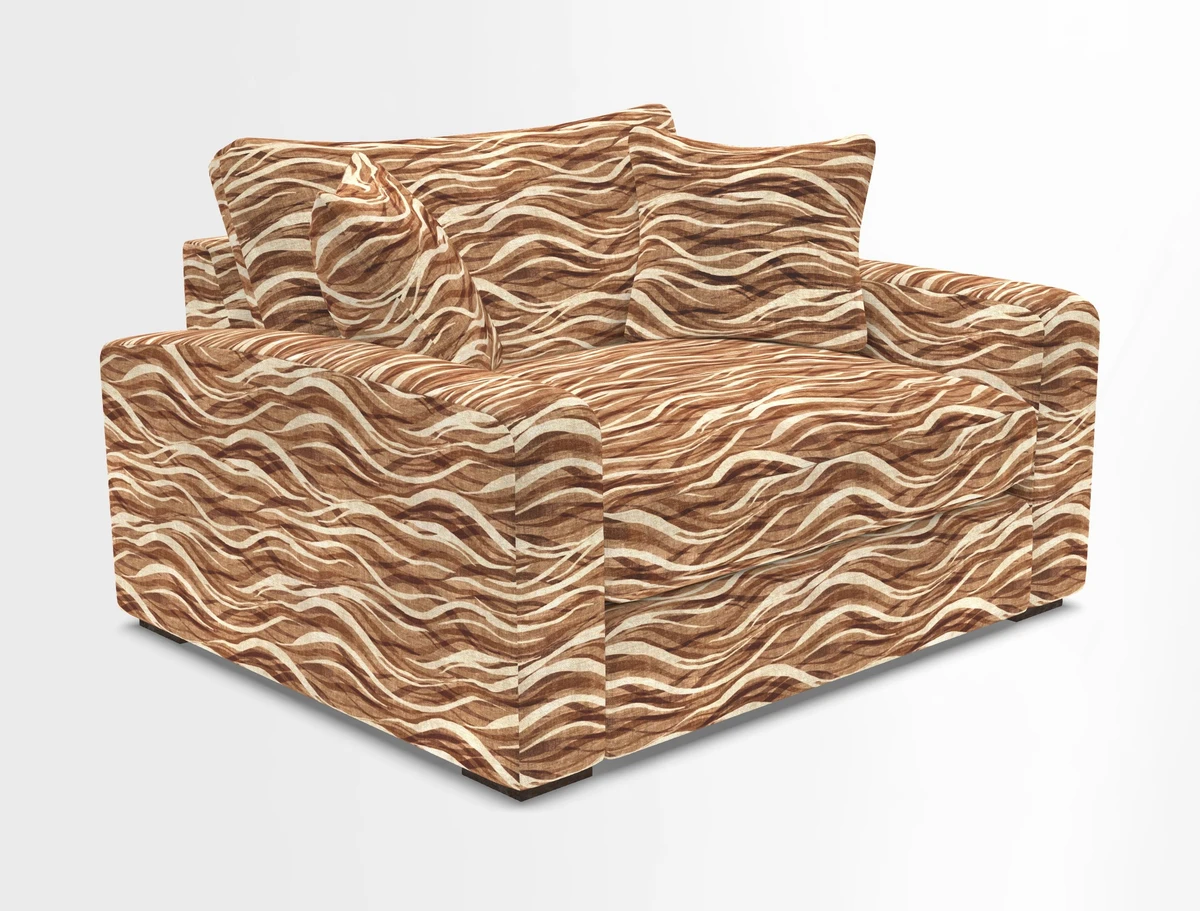 Stockbridge Snuggler in Two Tone Plain Biscuit
