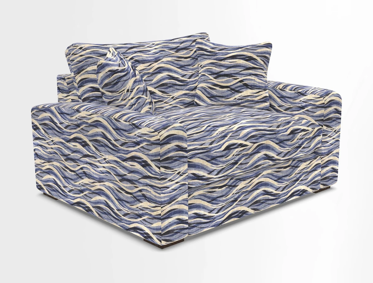 Stockbridge Snuggler in Two Tone Plain Biscuit