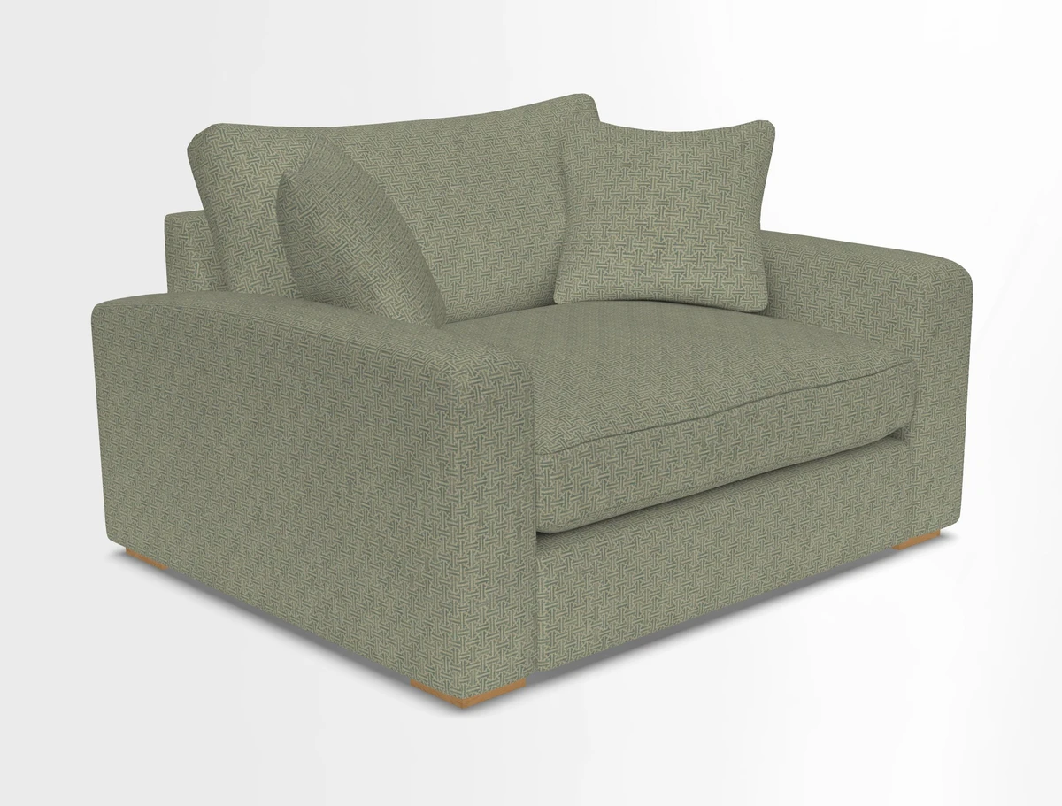 Stockbridge Snuggler in Two Tone Plain Biscuit