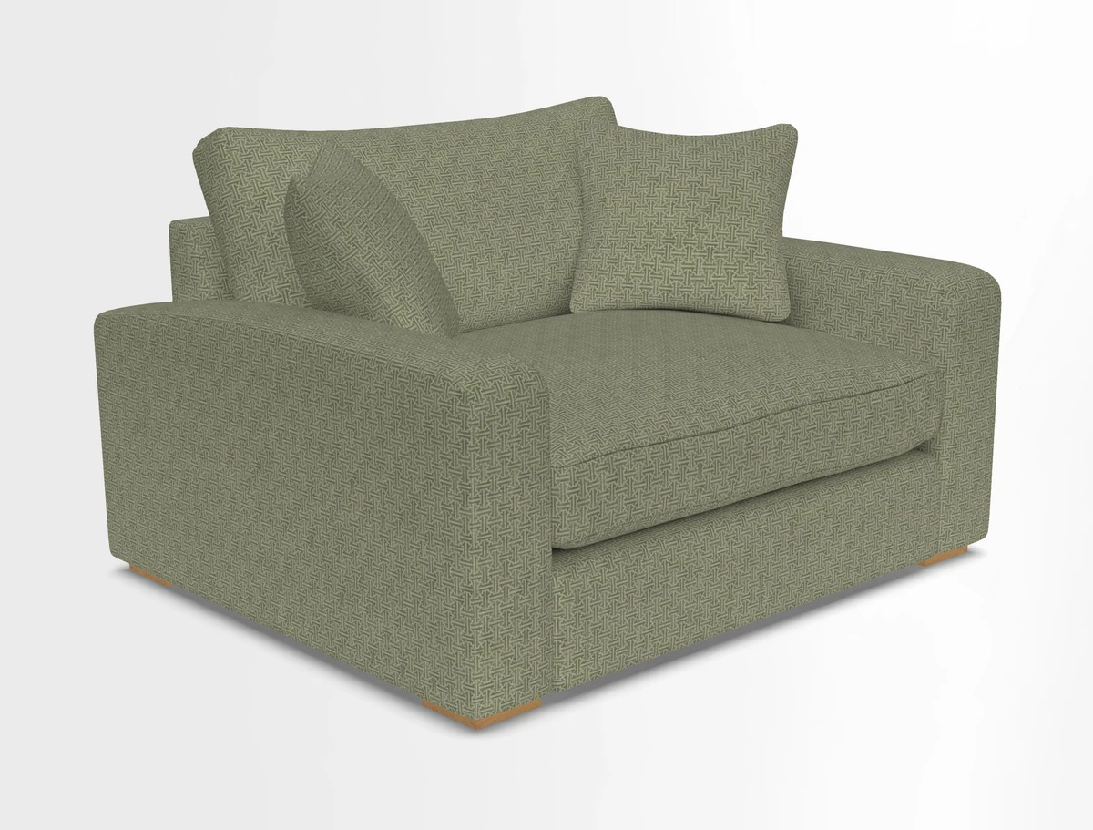 Stockbridge Snuggler in Two Tone Plain Biscuit