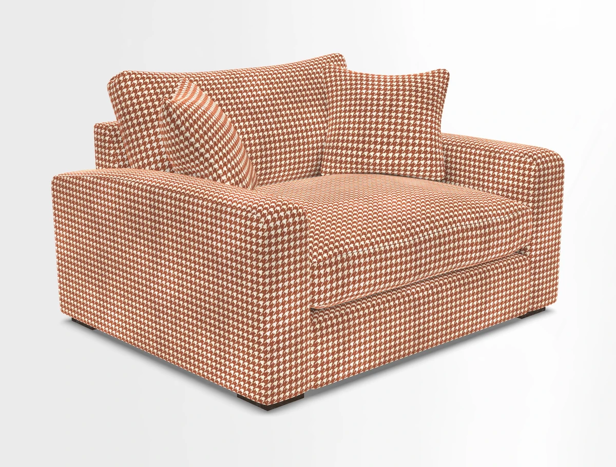 Stockbridge Snuggler in Two Tone Plain Biscuit