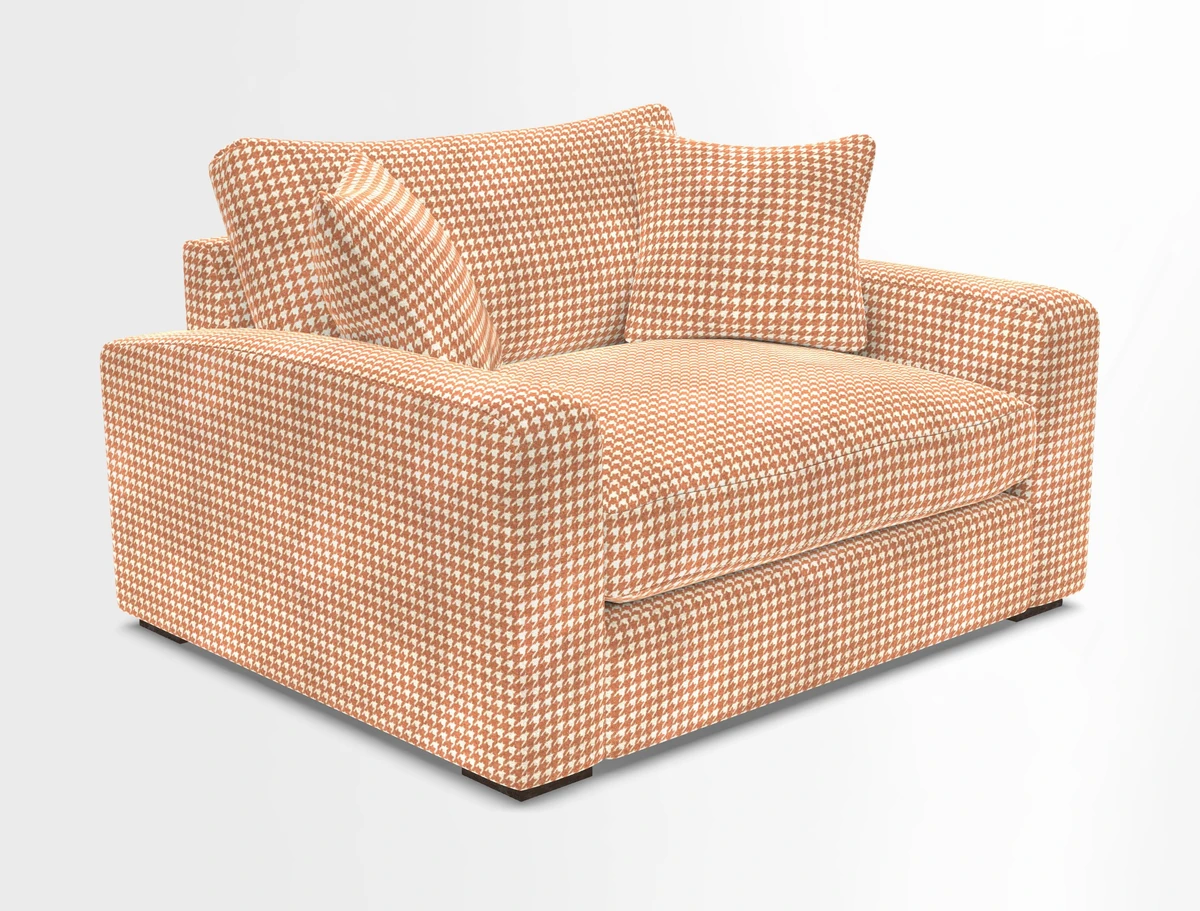 Stockbridge Snuggler in Two Tone Plain Biscuit