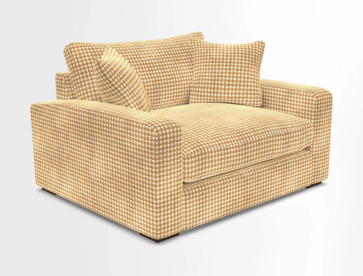 Stockbridge Snuggler in Two Tone Plain Biscuit
