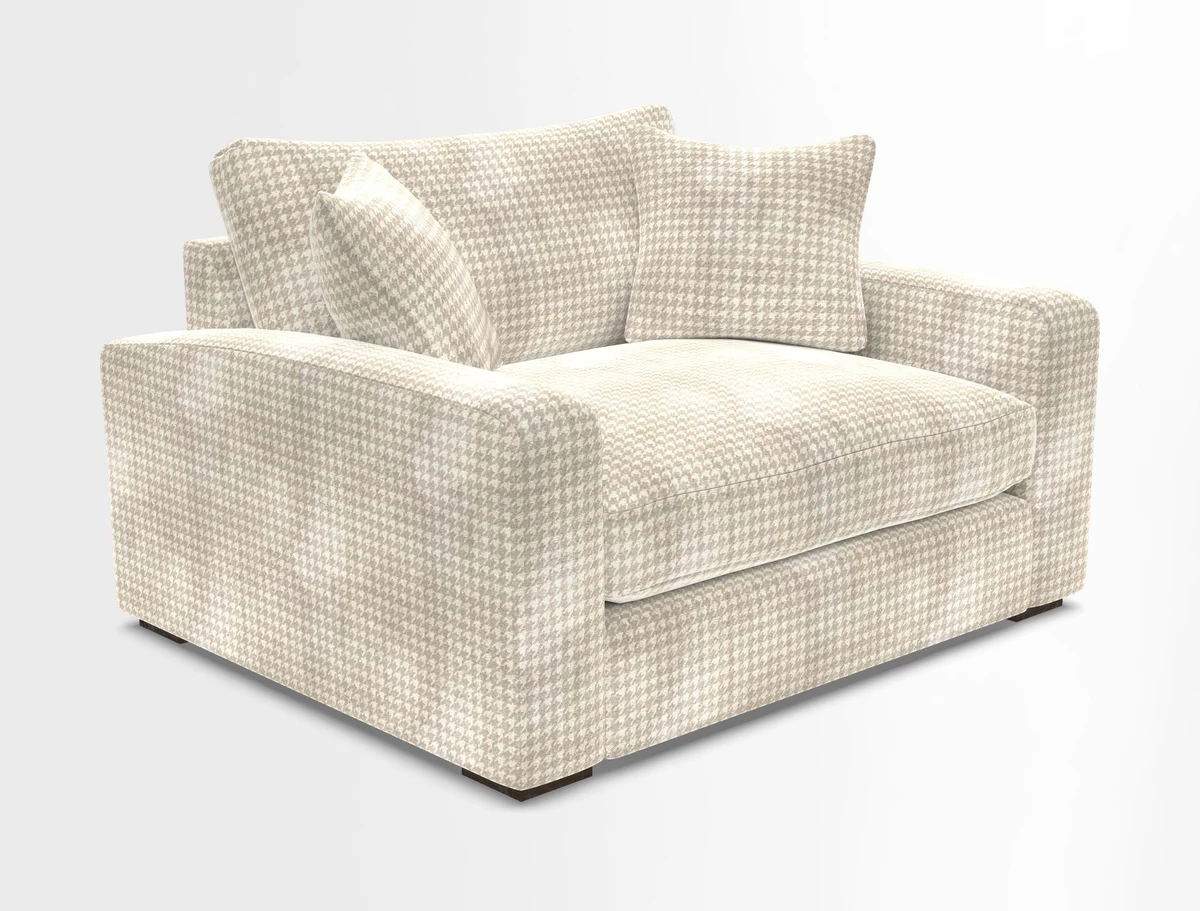 Stockbridge Snuggler in Two Tone Plain Biscuit