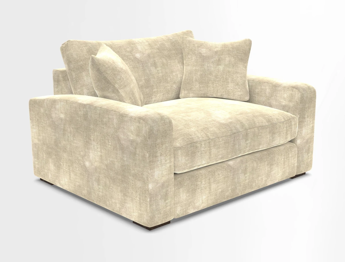 Stockbridge Snuggler in Two Tone Plain Biscuit