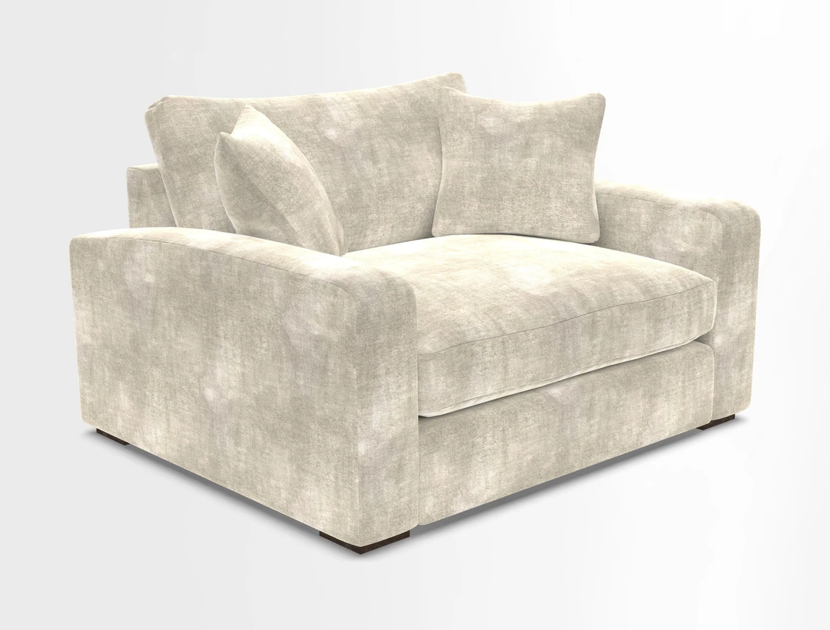 Stockbridge Snuggler in Two Tone Plain Biscuit