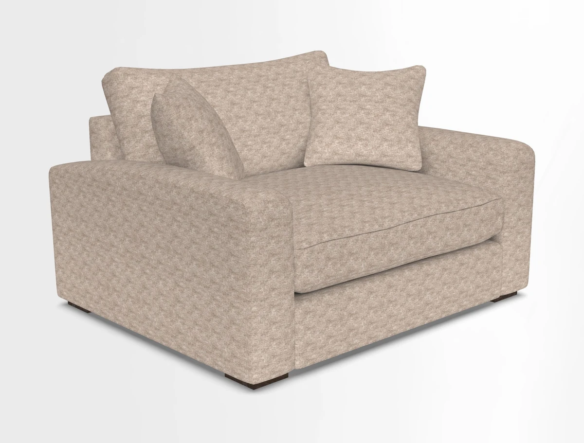 Stockbridge Snuggler in Two Tone Plain Biscuit