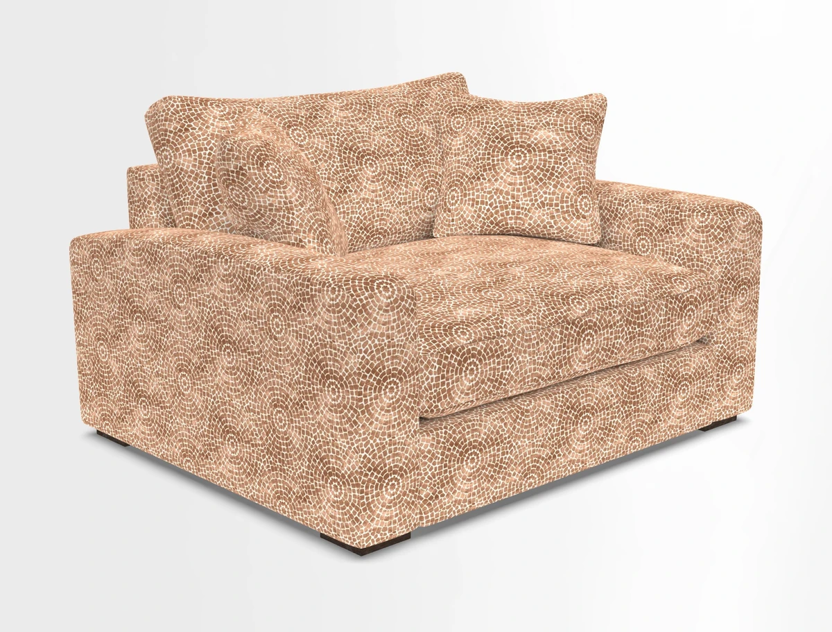 Stockbridge Snuggler in Two Tone Plain Biscuit