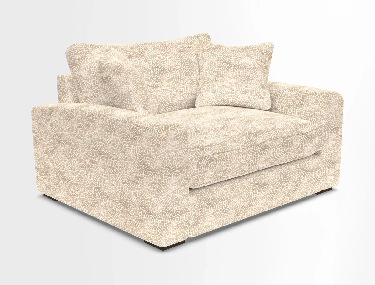 Stockbridge Snuggler in Two Tone Plain Biscuit