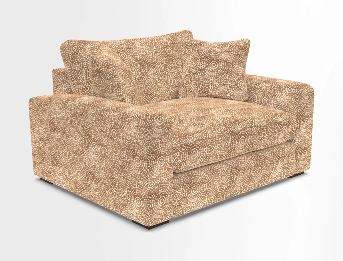 Stockbridge Snuggler in Two Tone Plain Biscuit