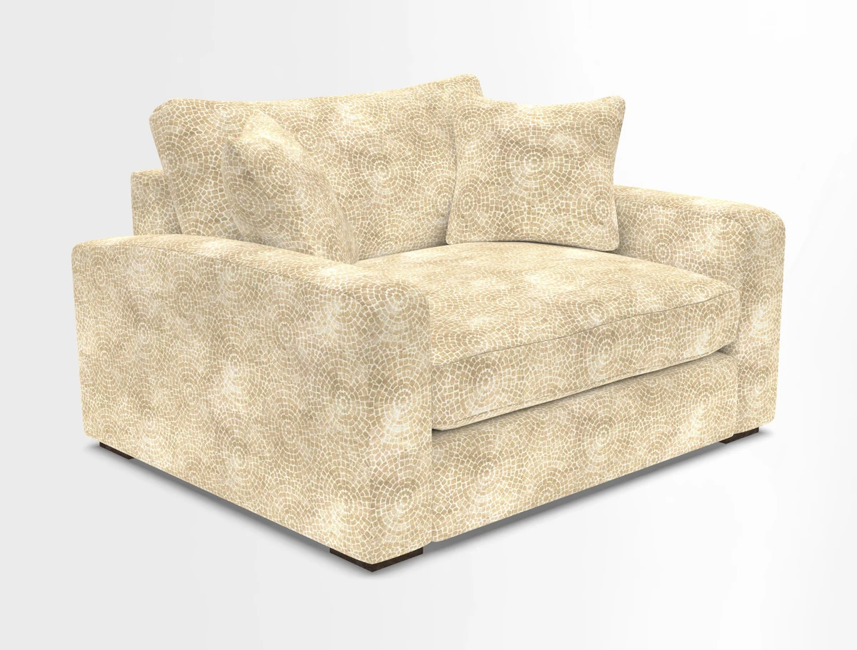 Stockbridge Snuggler in Two Tone Plain Biscuit