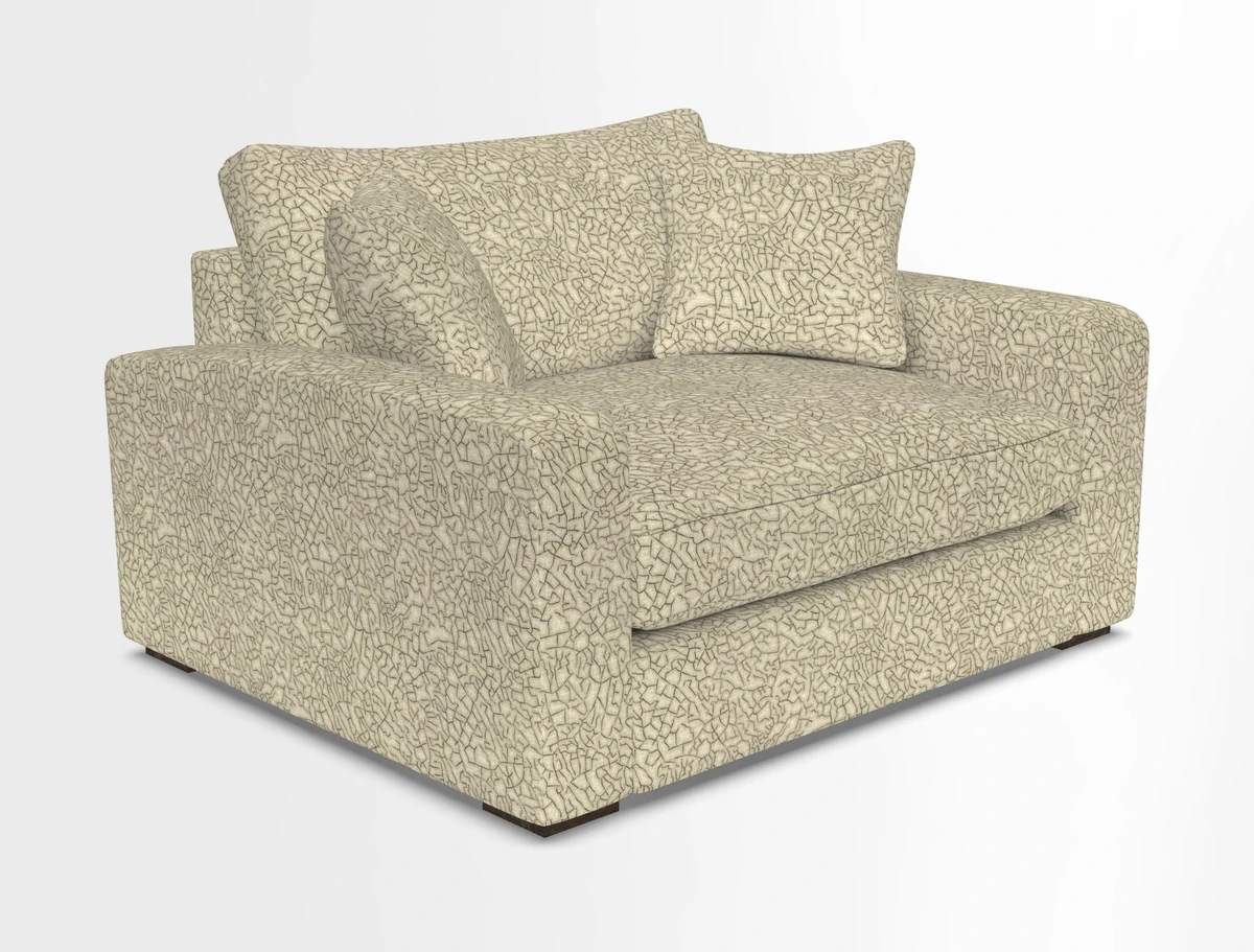 Stockbridge Snuggler in Two Tone Plain Biscuit