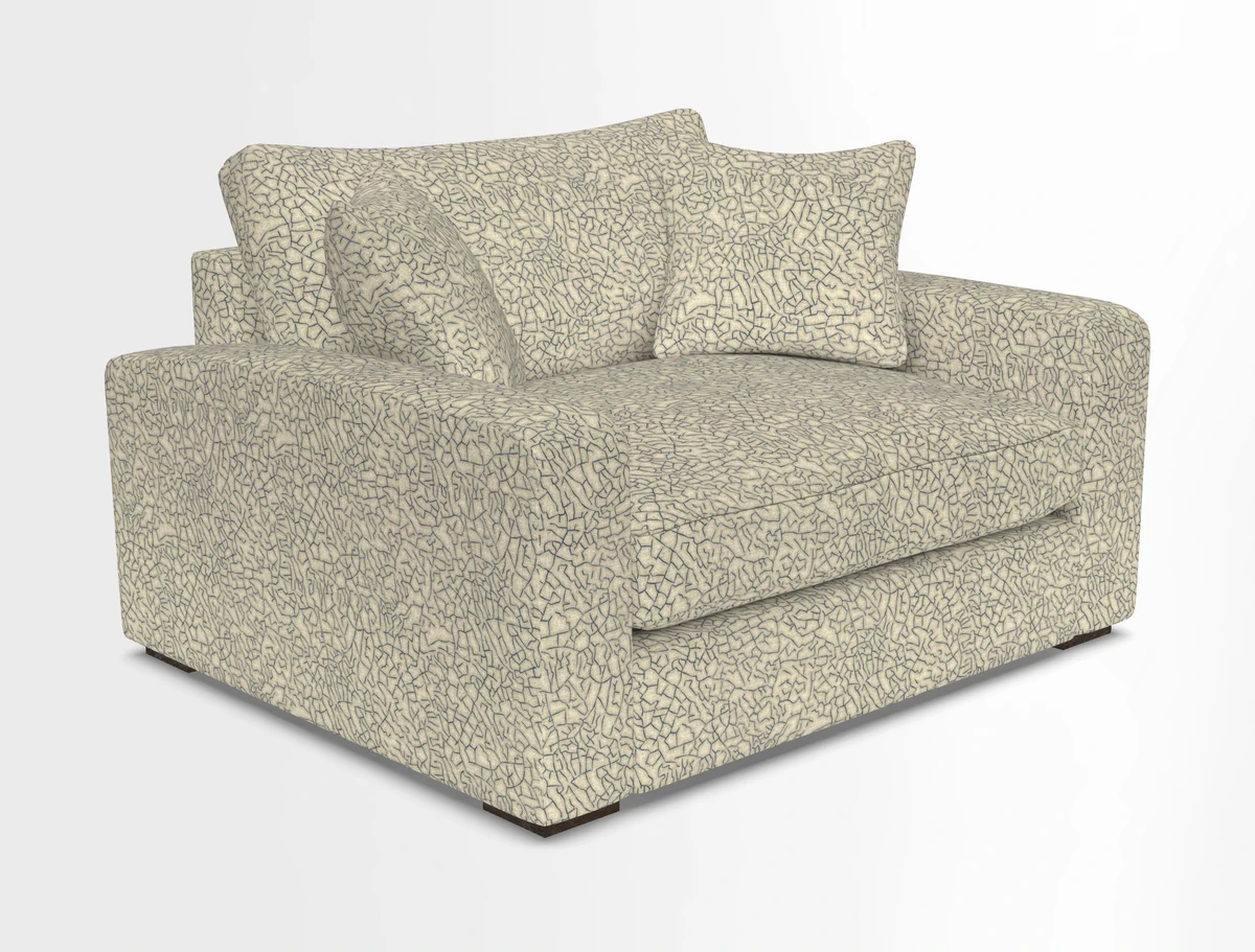 Stockbridge Snuggler in Two Tone Plain Biscuit