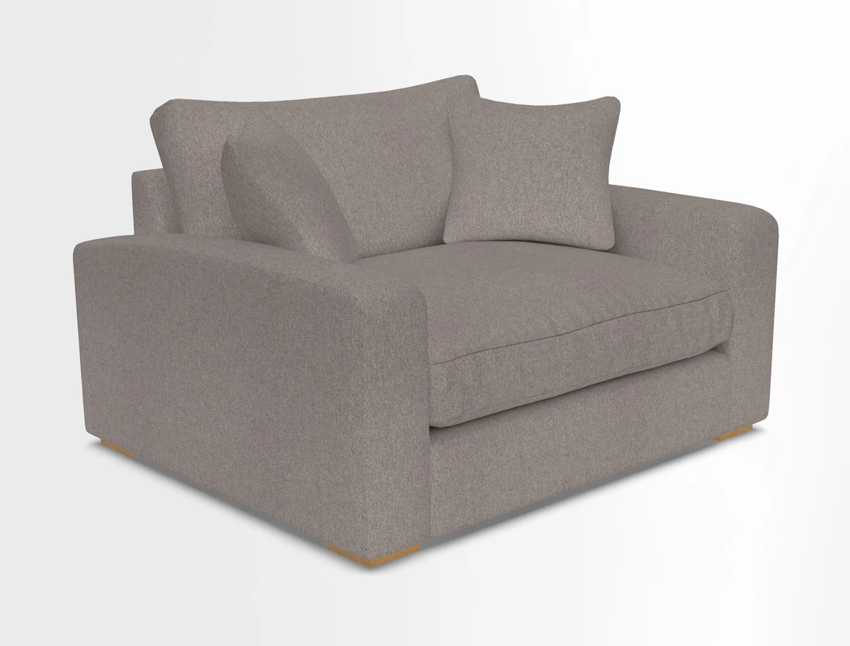 Stockbridge Snuggler in Two Tone Plain Biscuit