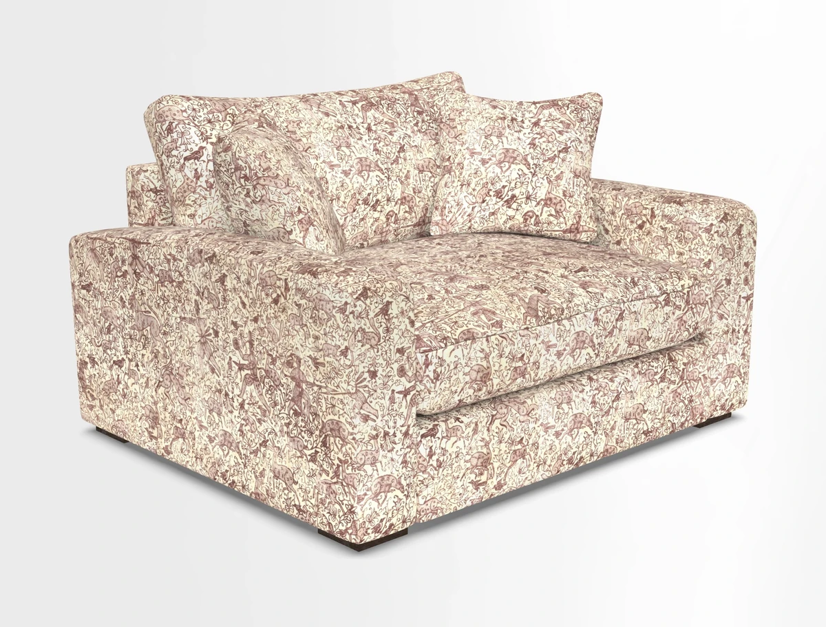 Stockbridge Snuggler in Two Tone Plain Biscuit