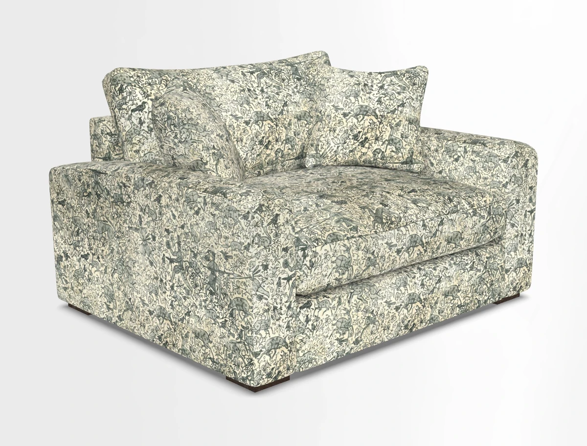 Stockbridge Snuggler in Two Tone Plain Biscuit