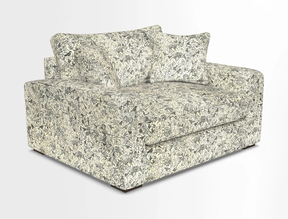 Stockbridge Snuggler in Two Tone Plain Biscuit