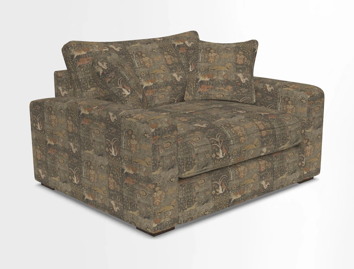 Stockbridge Snuggler in Two Tone Plain Biscuit