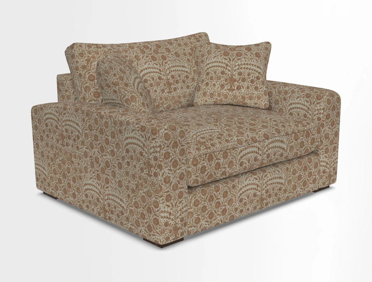 Stockbridge Snuggler in Two Tone Plain Biscuit