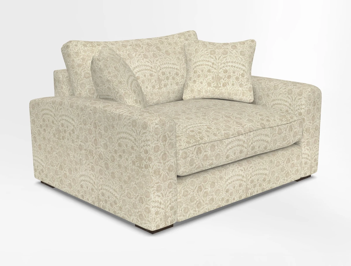 Stockbridge Snuggler in Two Tone Plain Biscuit